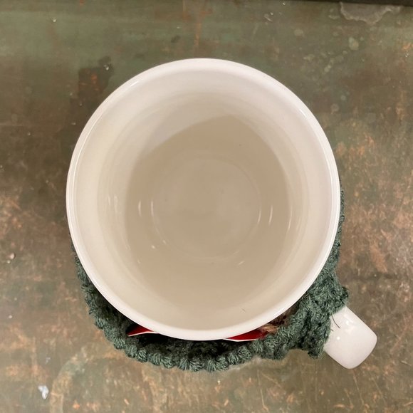 Warm Wishes Chestnut Brown 18oz Sweater Mug NWT - Picture 4 of 6